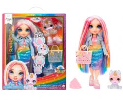 RAINBOW HIGH - POUPÉE FASHION AMAYA RAINE AVEC SLIME ET ANIMAL DE COMPAGNIE